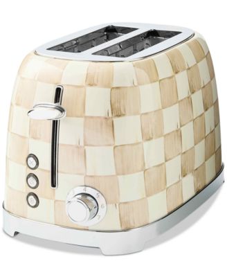 MacKenzie-Childs - Mocha Check 2-Slice Toaster