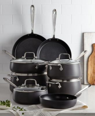 All-Clad - Hard-Anodized 13-Pc. Cookware Set