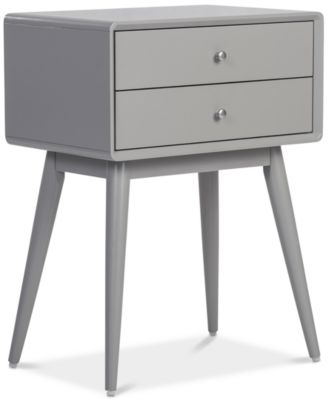 Elle Decor - Rory 2-Drawer Side Table, Quick Ship