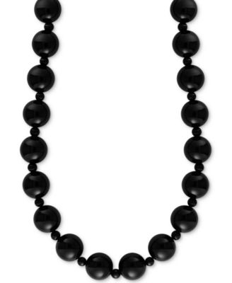 EFFY Collection - Onyx (4 & 10mm) Bead 20" Statement Necklace