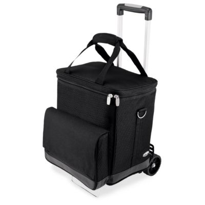 Picnic Time - Cellar 6-Bottle Wine Carrier & Cooler Tote with Trolley