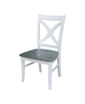 International Concepts - Vineyard Curved X Back Chair, Set of 2