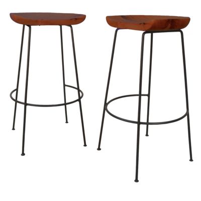 Carolina Classics - Set of 2 Palmetto Barstool, Quick Ship