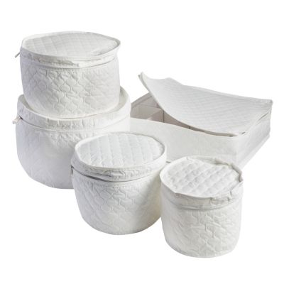 Honey Can Do - 5-Pc. Dinnerware Storage Set