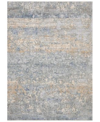 Loloi - Pandora PAN-05 Blue/Gold 2'6" x 8' Runner Area Rug