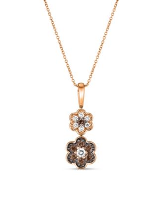 Le Vian - &reg; Chocolate Diamond&reg; & Vanilla Diamonds&reg; 18" Pendant Necklace (3/8 ct. t.w.)