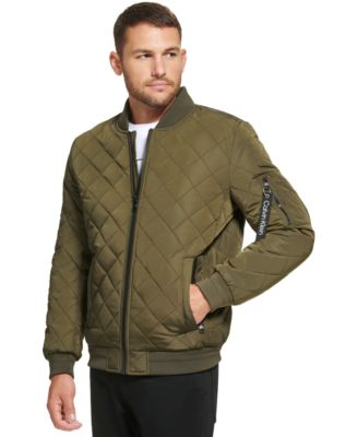 Calvin Klein - Men's Quilted Baseball Jacket