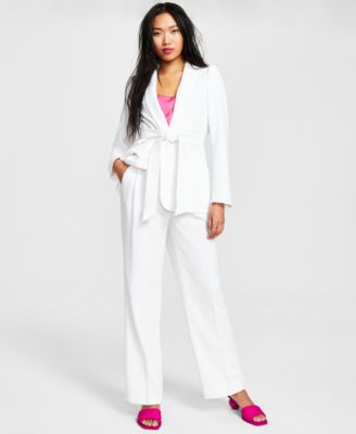 Bar III - Women's Textured Jacket, Camisole & Pants