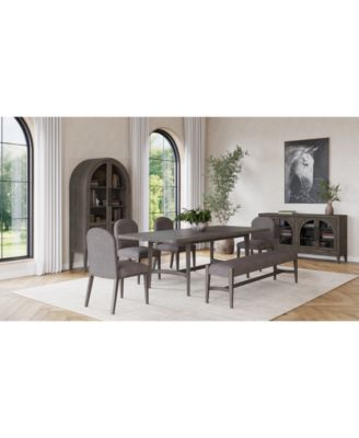 Furniture - Griffith 6 Pc. Rectangular Dining Set (Table, 4 Side Chairs & Bench)