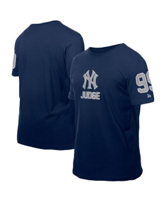 New Era - Men's Aaron Judge Navy New York Yankees Design Lab Name Number T-Shirt