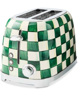 MacKenzie-Childs - Emerald Check 2-Slice Toaster