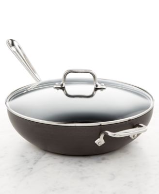 All-Clad - Hard-Anodized 12" Chefs Pan with Lid