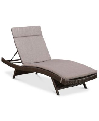 Noble House - Farron Cushion Adjustable Lounge, Quick Ship