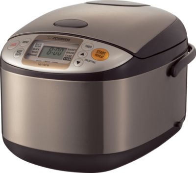 Zojirushi - Micom 10-cup Rice Cooker & Warmer Stainless Brown