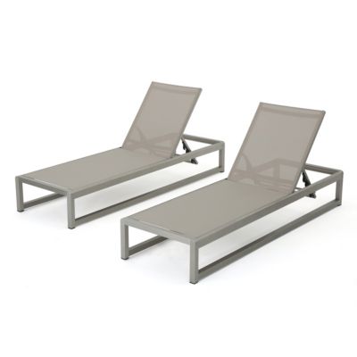Noble House - California Outdoor Chaise (Set of 2)
