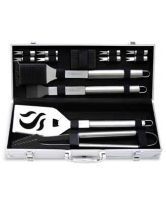 Cuisinart - Deluxe Stainless-Steel Grill Set 14-Piece