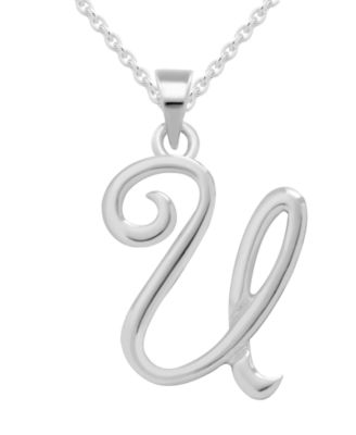 Giani Bernini - Capital Initial Pendant in Sterling Silver