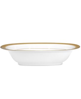 Noritake - Summit Gold Oval Vegetable Bowl, 24 Oz.