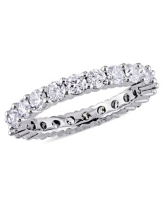 Macy's - Certified Diamond (2 ct. t.w.) Eternity Band in 14k White Gold