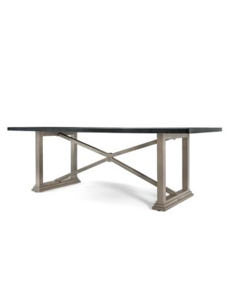 VSUserMacys5 - Grayson Rectangular Aluminum Top Outdoor Dining Table