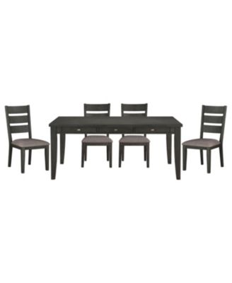 Homelegance - Waite 5pc Dining Set (Dining Table & 4 Side Chairs)