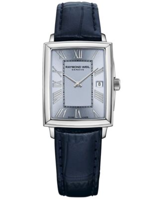 Raymond Weil - Women's Swiss Toccata Blue Leather Strap Watch 23mm