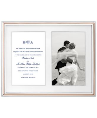 Kate Spade - kate spade new york Rosy Glow Double Invitation Frame