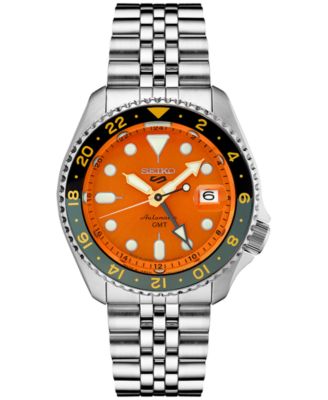 Seiko - Men's Automatic 5 Sports Stainless Steel Bracelet Watch 43mm