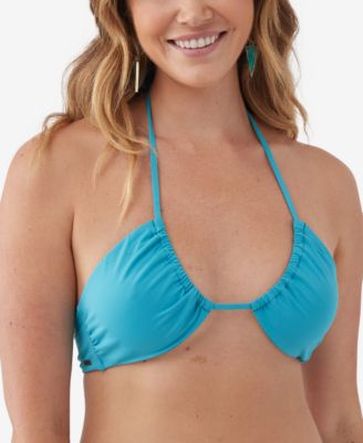 O'Neill - Juniors' Solid Saltwater Embry Halter Bikini Top