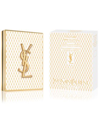 Yves Saint Laurent - Limited-Edition Gold Lace Couture Mini Clutch Luxury Eyeshadow Palette