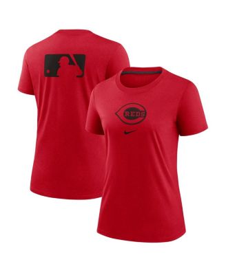 Nike - Women's Red Cincinnati Reds Authentic Collection Early Work Tri-Blend T-shirt