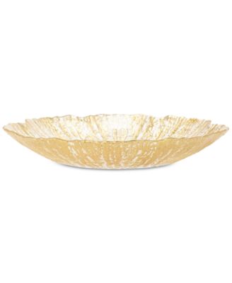 VIETRI - Rufolo Glass Gold Collection Salad Plate