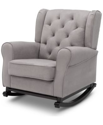 Delta Children - Emma Upholstered Rocking Chair, Quick Ship