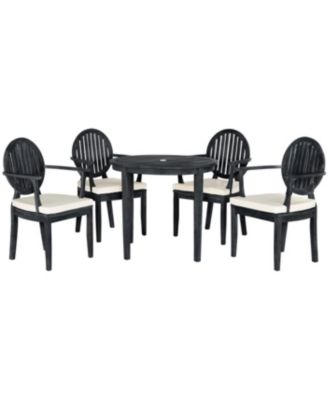 Safavieh - Chino 5Pc Outdoor Dining Set, Quick Ship