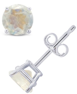Macy's - Moonstone (1-1/10 ct. t.w.) Stud Earrings in 14K Gold