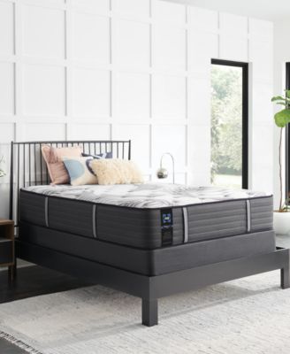 Sealy - Premium Posturepedic Exuberant II 14" Firm Mattress Set- Twin