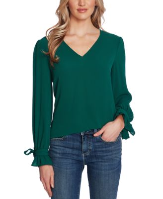 CeCe - Tie-Cuff Top
