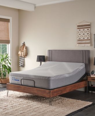 Sealy - Posturepedic Hybrid Paterson 12" Medium Firm Mattress Set- Full