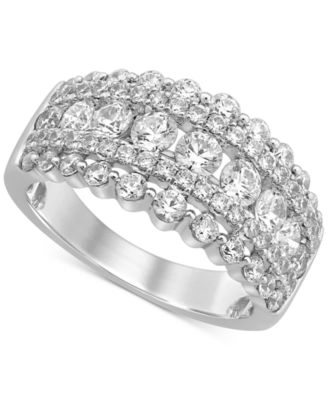 Macy's - Diamond Anniversary Ring (2 ct. t.w.) in 14k White Gold