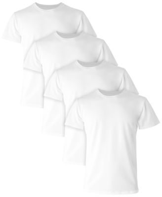 Hanes - Men's Ultimate&reg; 4-Pk. Moisture-Wicking Stretch T-Shirts