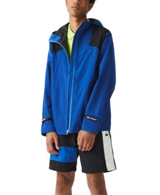Lacoste - Men's Colorblocked Zip-Front Hooded Jacket