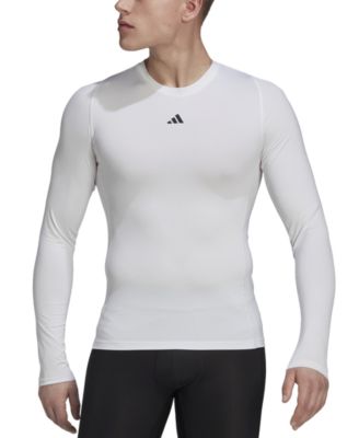 adidas - Men's Techfit Performance Training Long-Sleeve T-Shirt