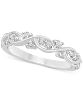 Macy's - Diamond Swirl Band (3/8 ct. t.w.)