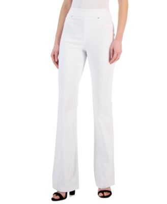 I.N.C. International Concepts - Women's High-Rise Pull-On Flare-Leg Pants