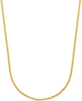 Macy's - Crisscross Chain Necklace in 18k Gold
