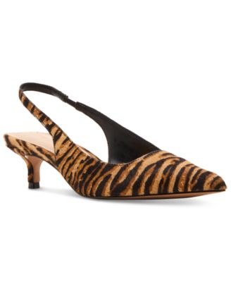 Steve Madden - Women's Kittie Slingback Kitten-Heel Pumps