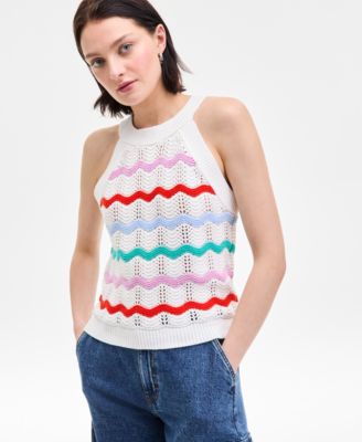 On 34th - Women's Zigzag-Knit Halter Sweater