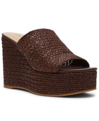 Steve Madden - Women's Cassi Platform Wedge Slides