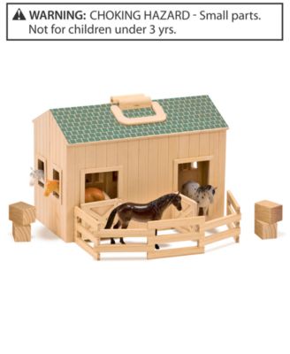 Melissa and Doug - Fold and Go Stable