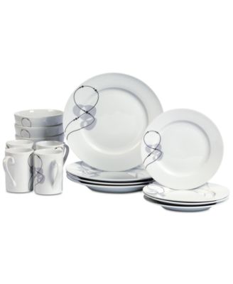 Tabletops Unlimited - Jacqueline 16-Pc. Dinnerware Set, Service for 4
